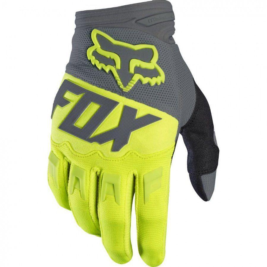 Перчатки подростковые Fox Dirtpaw Race Youth Glove Yellow